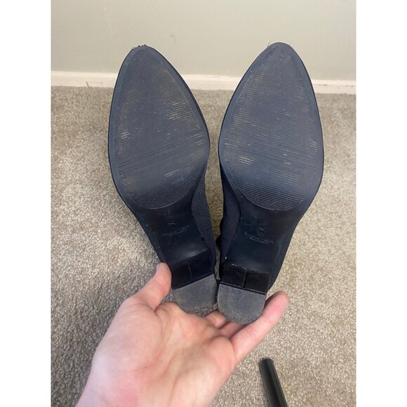 Simply Vera Vera Wang Black Sock Boot Heels Womens Size 6.5 M Heeled Bootie - Picture 9 of 10